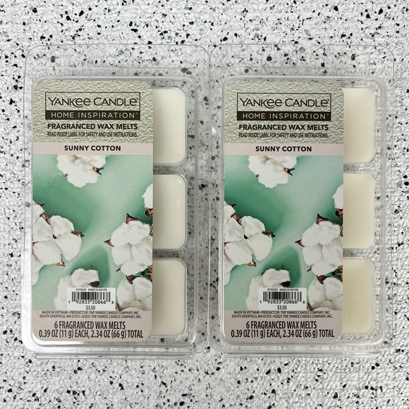 Yankee Candle Other - Yankee Candle Home Inspiration Wax Melts Sunny Cotton 2 Packs NEW